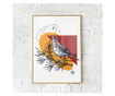 Uokvireni Plakati, Perching Bird, 80x60 cm, Zlatni okvir