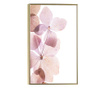 Plakat w ramce, Pink Hydrangea Flowers, 60x40 cm, złota rama
