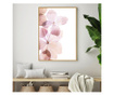 Uokvireni Plakati, Pink Hydrangea Flowers, 21 x 30 cm, Zlatni okvir