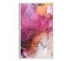 Uokvireni Plakati, Pink Marble Texture, 60x40 cm, Bijeli okvir