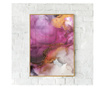 Uokvireni Plakati, Pink Marble Texture, 42 x 30 cm, Zlatni okvir