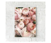 Uokvireni Plakati, Pink Rose Bouquet, 21 x 30 cm, Bijeli okvir
