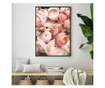 Uokvireni Plakati, Pink Rose Bouquet, 42 x 30 cm, Crni okvir