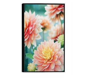 Plakat w ramce, Pink Spring, 80x60 cm, czarna ramka
