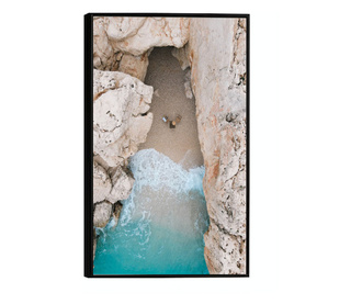 Uokvireni Plakati, Private White Cave, 80x60 cm, Crni okvir