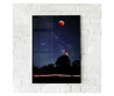 Plakat w ramce, Red Moon, 80x60 cm, czarna ramka