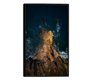 Uokvireni Plakati, Rocks and Water, 21 x 30 cm, Crni okvir