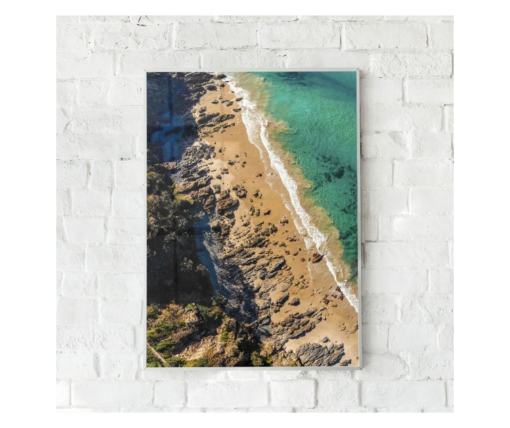 Uokvireni Plakati, Rocky Beach, 42 x 30 cm, Bijeli okvir - 4