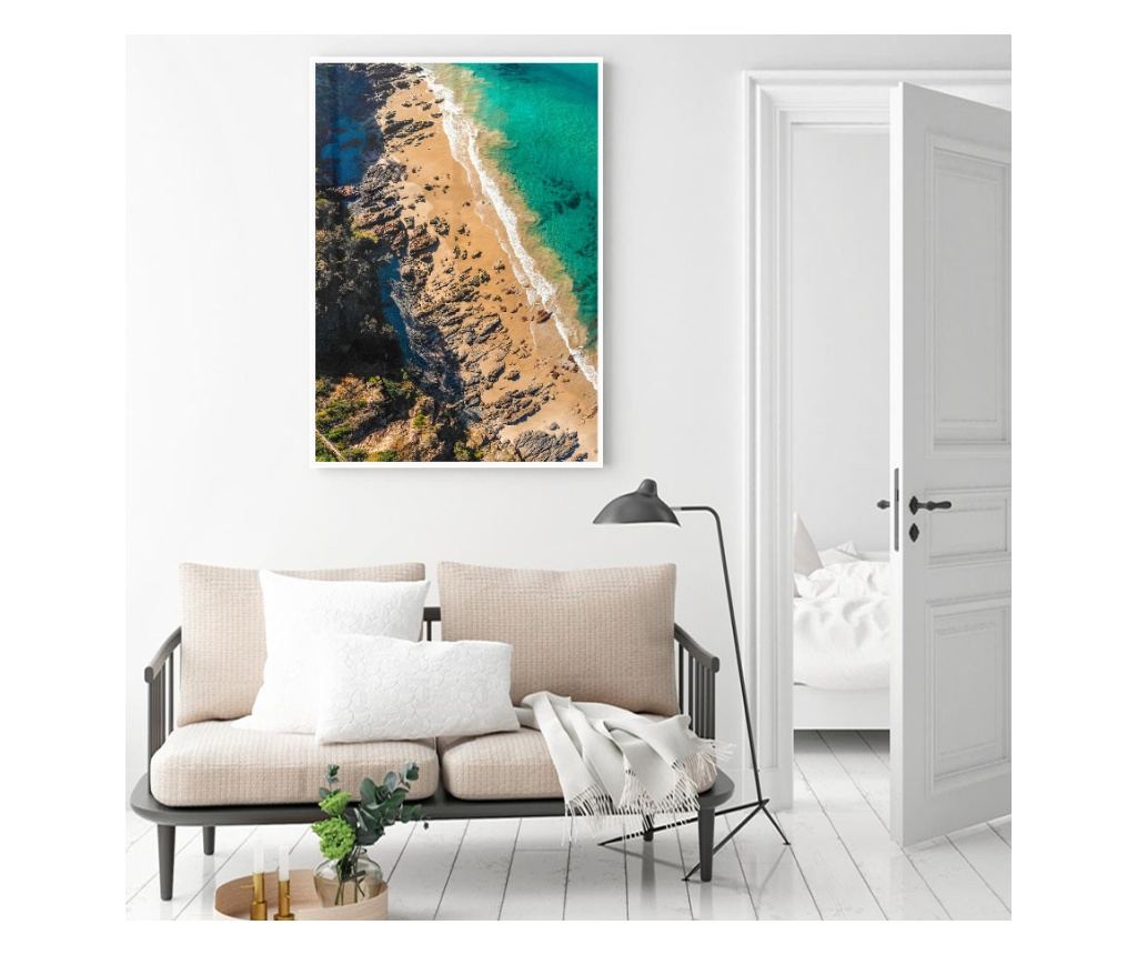 Uokvireni Plakati, Rocky Beach, 42 x 30 cm, Bijeli okvir - 5