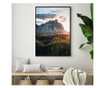Uokvireni Plakati, Rocky Mountain Landscape, 21 x 30 cm, Crni okvir