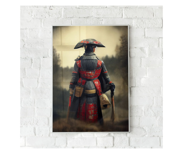 Plakat w ramce, Samurai Shades, 42 x 30 cm, biała ramka