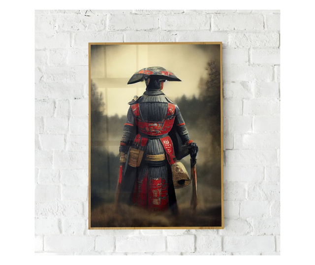 Plakat w ramce, Samurai Shades, 42 x 30 cm, złota rama