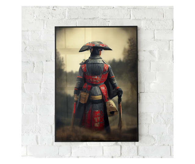 Plakat w ramce, Samurai Shades, 21 x 30 cm, czarna ramka