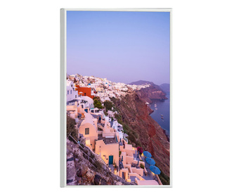 Uokvireni Plakati, Santorini Island, 60x40 cm, Bijeli okvir