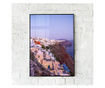 Uokvireni Plakati, Santorini Island, 21 x 30 cm, Crni okvir