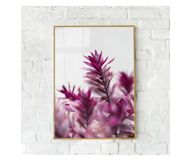 Uokvireni Plakati, Selective Tropical Pink, 21 x 30 cm, Zlatni okvir