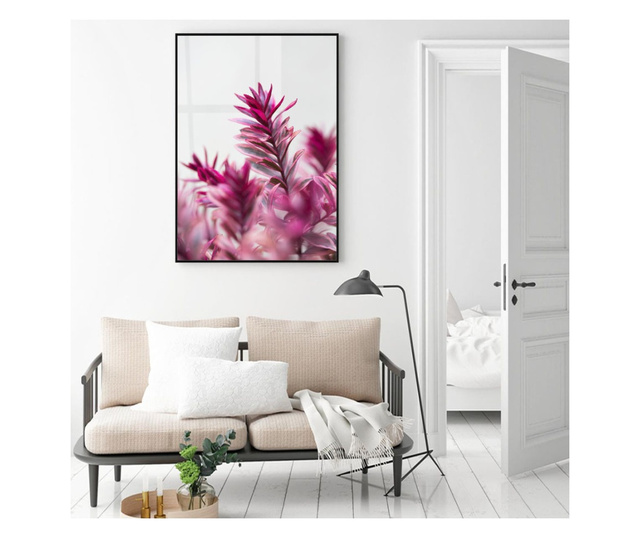 Uokvireni Plakati, Selective Tropical Pink, 60x40 cm, Crni okvir