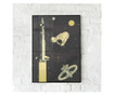 Uokvireni Plakati, Spaceship and Moon, 60x40 cm, Crni okvir