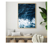Uokvireni Plakati, Splashing Sea Waves, 21 x 30 cm, Zlatni okvir