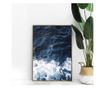 Uokvireni Plakati, Splashing Sea Waves, 21 x 30 cm, Zlatni okvir