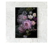 Plakat w ramce, Vintage Garden Flowers, 60x40 cm, biała ramka