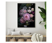 Plakat w ramce, Vintage Garden Flowers, 80x60 cm, czarna ramka