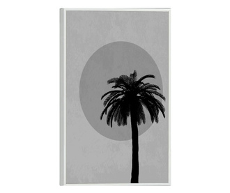 Plakat w ramce, Vintage Tree, 80x60 cm, biała ramka