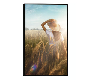 Plakat w ramce, Wheat Field, 42 x 30 cm, czarna ramka