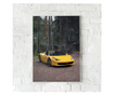 Uokvireni Plakati, Yellow Ferrari, 42 x 30 cm, Bijeli okvir