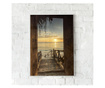 Plakat w ramce, Zanzibar Sunrise, 50x 70 cm, biała ramka