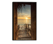 Plakat w ramce, Zanzibar Sunrise, 21 x 30 cm, czarna ramka