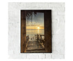 Plakat w ramce, Zanzibar Sunrise, 60x40 cm, czarna ramka