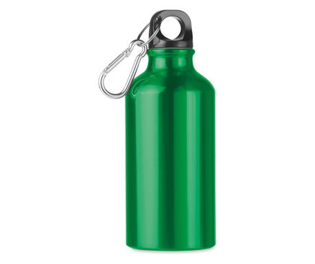 Алуминиева бутилка Moss, еднослойна, Ø6X17 см, 400мл, Зелен