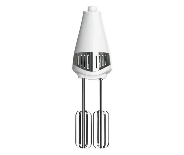 Ръчен миксер Tesla MX500WX, 500W, 5 скорости, Турбо, Бял/Инокс