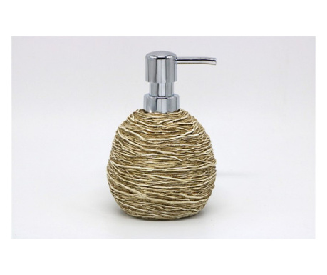 Дозатор за течен сапун Inter Ceramic Адисън ICCA 58263, Кафяв, Полирезин, Стоящ, За баня