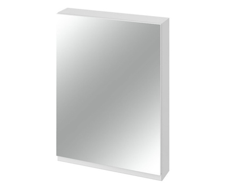 Dulap baie cu oglinda CS Monde suspendat, gri, 60x14.4x80 cm
