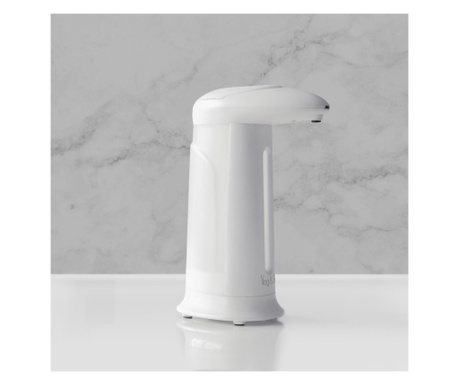 Vog und Arths - Automatikus folyékony szappanadagoló - 360 ml - önálló, akkumulátorral - fehér