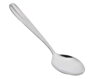 Комплект лъжици Tableware, 3 бр, За основно ястие, Стомана, 20 см, Сив/Сребрист