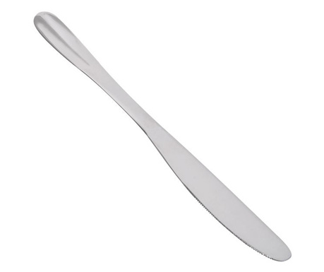 Комплект ножове Tableware, 3 бр, За основно ястие, Стомана, 18 см, Сив/Сребрист