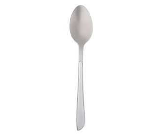 Лъжица Tableware, За основно ястие, Бяла дръжка, Стомана, 20 см, Сив