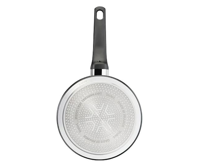 Тиган Tefal, За готвене на пара, Незалепващо покритие, Алуминий, Температурен индикатор, 16 см, Черен
