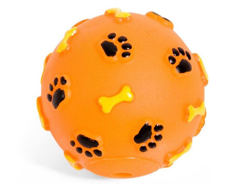 Играчка за куче Felis, Топка, 8 см, Оранжев