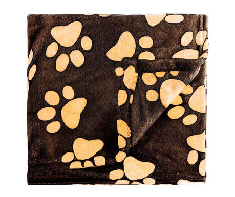 Одеяло за домашни любимци Felis, 100x140 см, Kафяв/Бежов