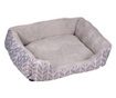Легло за кучета Felis, Меко, Водоустойчива облицовка, 61x45x25 см, Сив