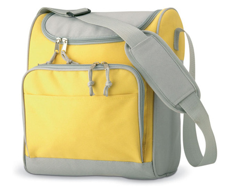 Хладилна чанта Boracay, Преден джоб, Жълт
