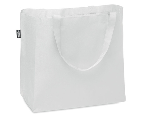 Пазарска чанта Fama, дълги дръжки, плажна, полиестер, 56X18X36см, Бял