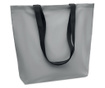 Чанта за пазаруване Tote, дълги дръжки, отразяваща, 42X9X38 см, Сребрист