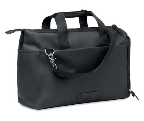 Чанта за лаптоп Daegu, Лаптоп 15", Множество джобове, 41X15X31см, Черен