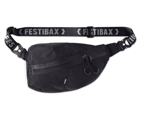 Чанта за кръст Festibax, 2 отделения против кражба, водоустойчив цип, пончо, тапи, регулируема каишка
