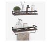 Set Raft Evila Originals 792EVL2887, 40x7 cm, Umeraș, Molid, Maro
